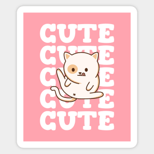 Cute Kitty Butt Graphic Tee Design Sticker